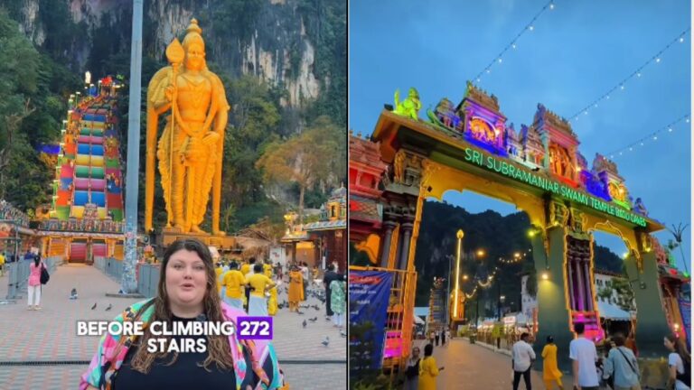 Plus-Size Traveler Inspires Many After Conquering Malaysia’s Batu Caves Steps