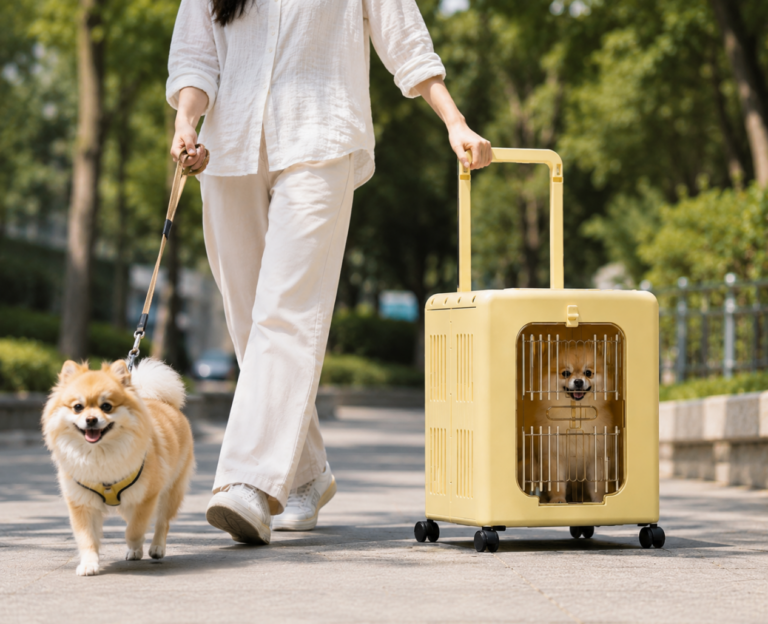 Foldable Travel Dog Crate | Collapsible Pet Crate Comfort